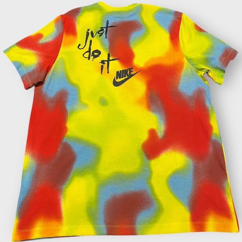 Nike Actions Speak Louder Than Anything Tie Dye T-Shirt Mens size XL CQ7173-100 - Picture 4 of 11